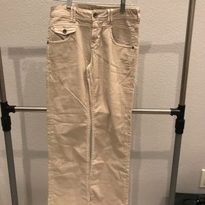Anthropology Creme Pants